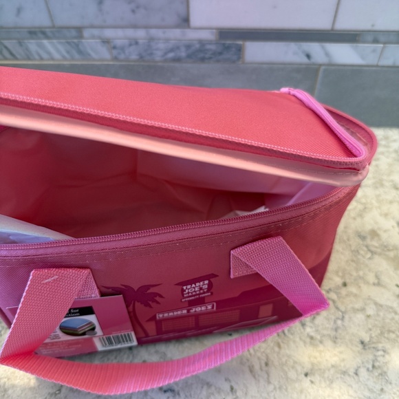 NWT Pink Trader‎ Joe's MIni insulated bag - Picture 7 of 7